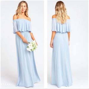 Show Me Your Mumu NWOT Hacienda Maxi Steel Blue